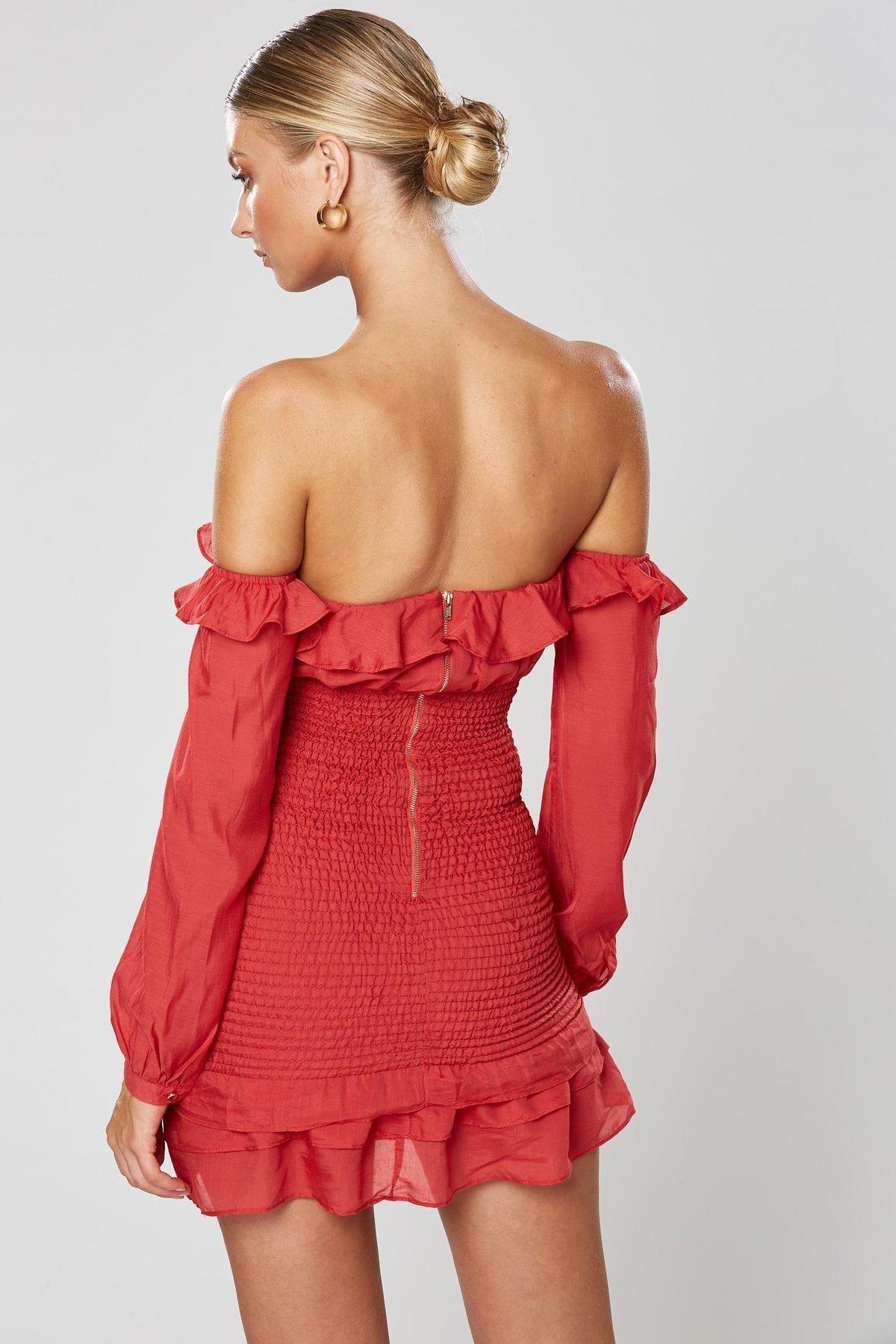 WINONA - HALO DRESS RED SZ 6 photo 2