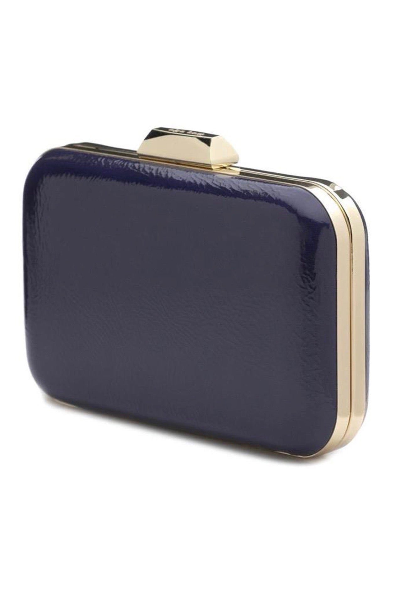 OLGA BERG PIPPA CRINKLE PATENT POD - NAVY photo 2
