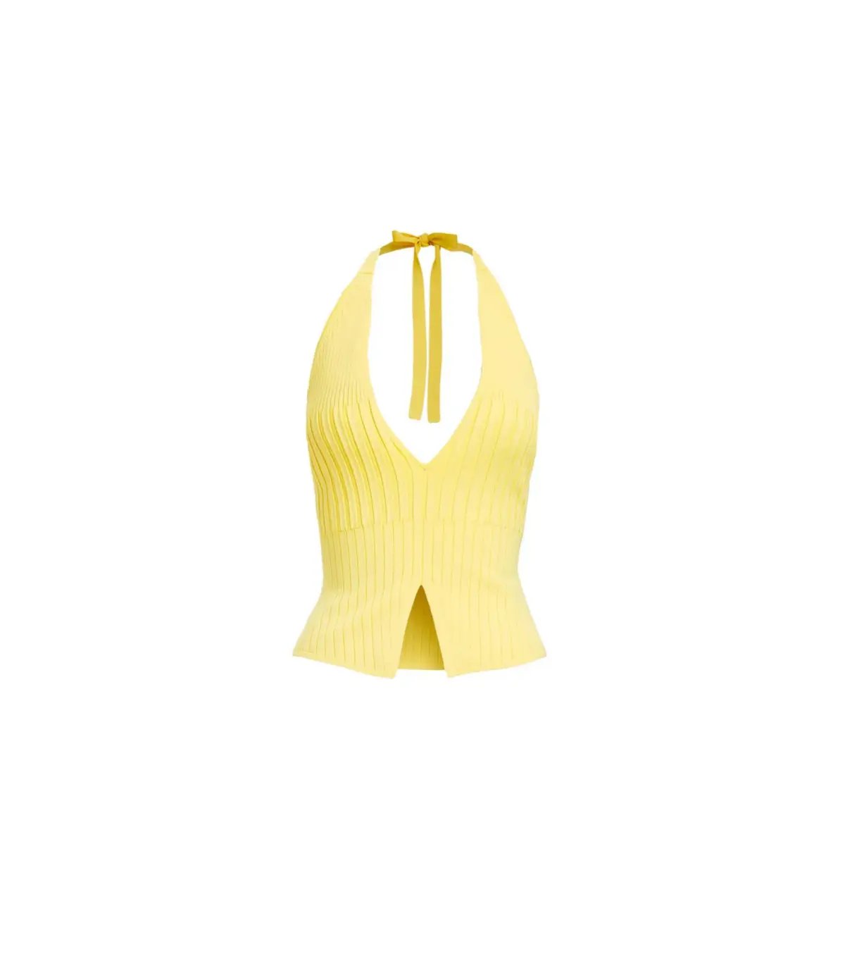 Kookai Serah Vee Top and Skirt Set in Lemon Size AU 10 photo 4