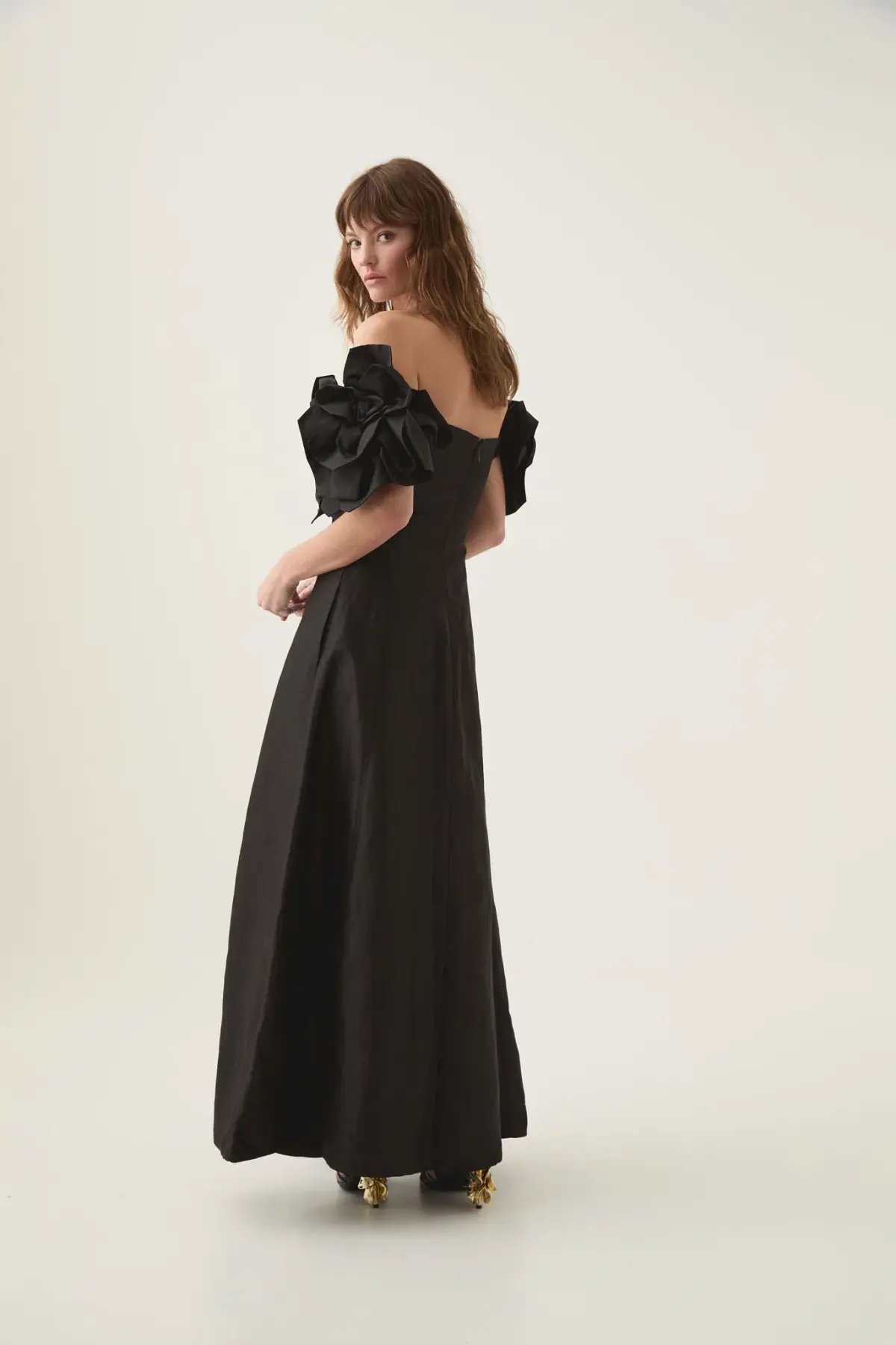 Aje Etta Midi Dress Black Size 10 photo 3