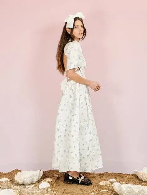 Sister Jane Dream Lapis Shell Shirt Dress Brilliant White Size M+ / Au 12 photo 4