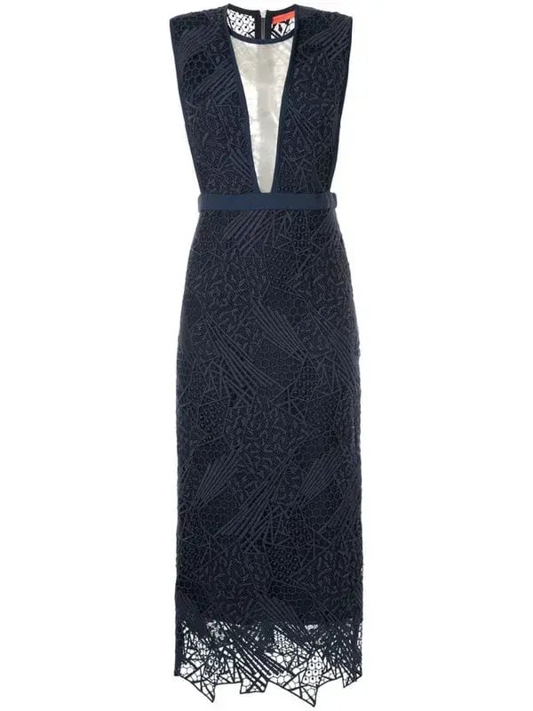 Manning Cartell Gallery Views Dress Blue Size 6 photo 2