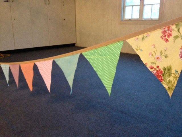 Pastel Fabric Bunting 7m photo 3