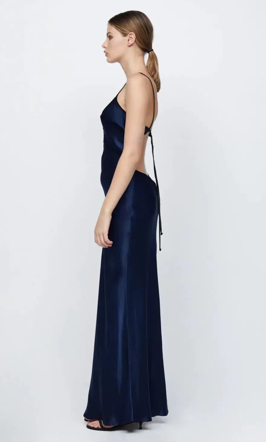 Bec & Bridge Cedar City Maxi Dress with Cut Out Navy Black Size 10 photo 2