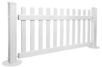 PVC Event Fences- Why rent when you can BUY & OWN for the same price - 2 x widths + Gates & Posts photo 4