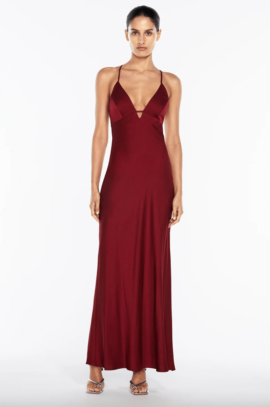 Manning Cartell Time To Shine Slip Dress in Cranberry photo 4