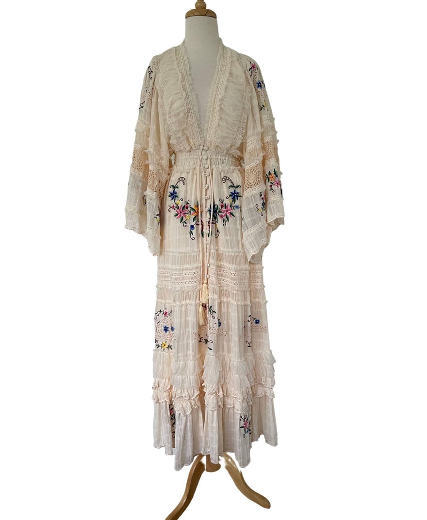 Fillyboo Charm Your Way Dress- Rosey Tea photo 3