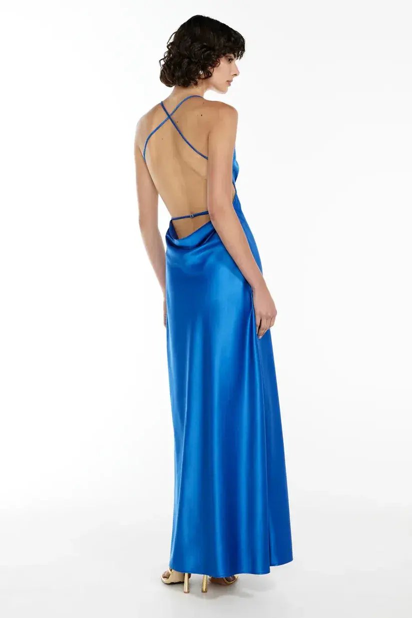 Manning Cartell Blue Saturation Point Slip Dress Size 10 photo 2