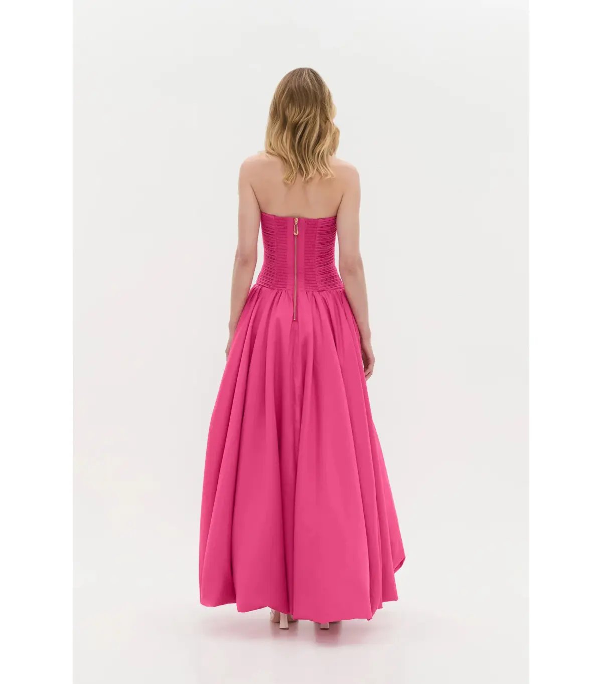 Aje Estelle Maxi Gown Cerise Pink Size AU 6 photo 4
