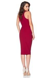 NOOKIE Foxy Tie Midi in Ruby Size 10 photo 2
