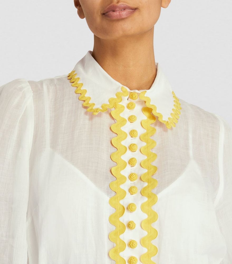 Zimmermann Cira Drop Waist Shirt Dress photo 3