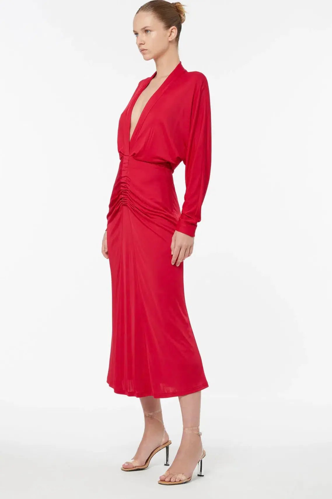 Manning Cartell Silk Jersey Midi Dress Size 10 photo 2