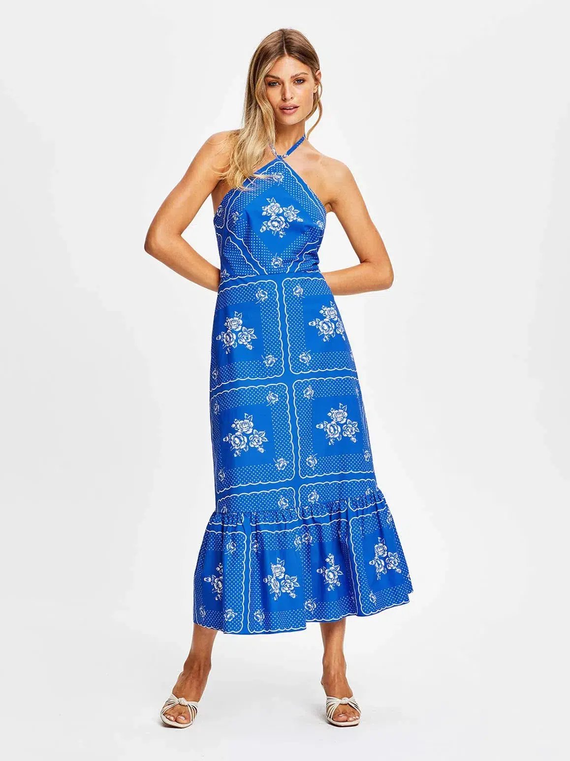 Alice McCall Midnight Sky Midi Dress Royal Blue Size 10 photo 5