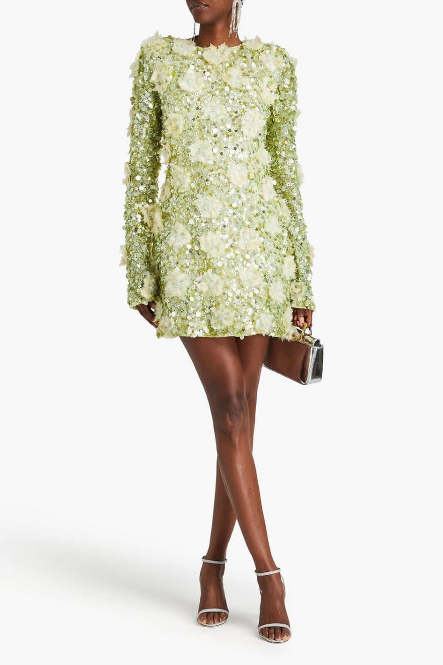 Rachel Gilbert Karal Embellished Mini Dress photo 2