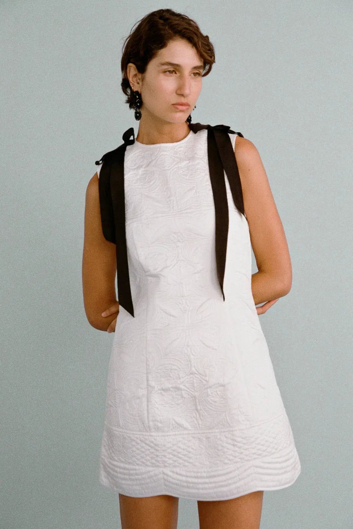 Lovaan Lena Dress White Size 10 photo 2