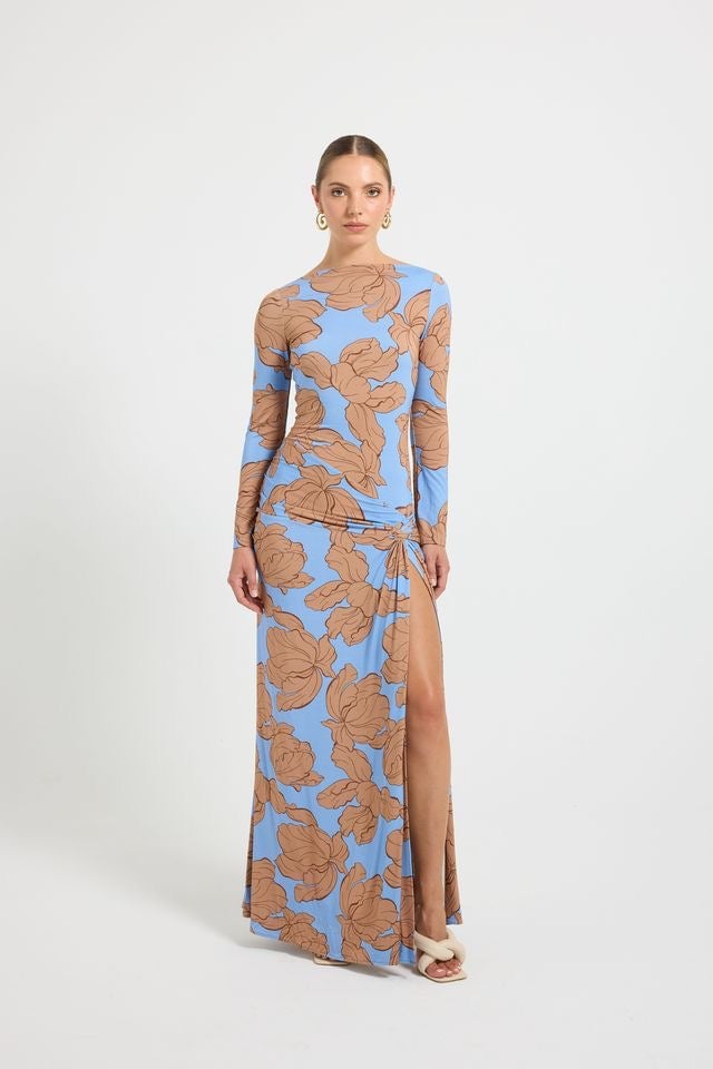 Pasduchas Hyacinth Maxi Dress - Tan Ocean photo 2