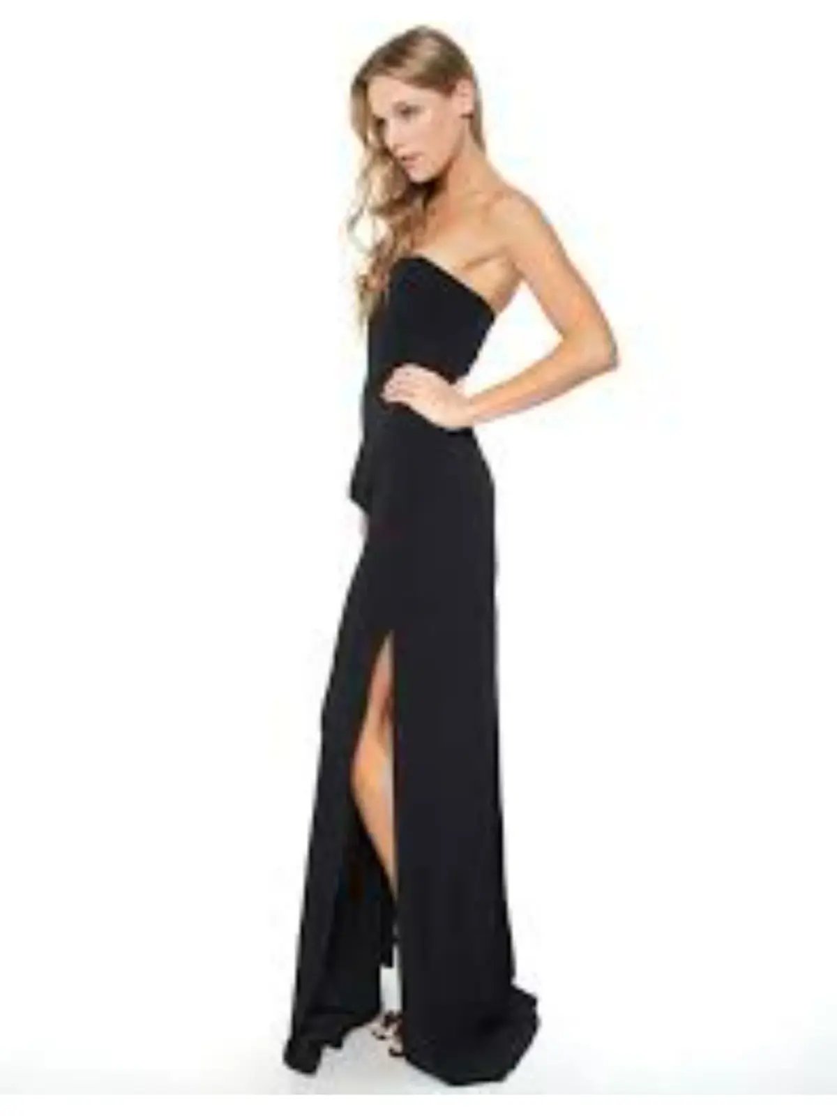 Shona Joy Midnight Meeting Maxi Dress Size Black AU 6 photo 3