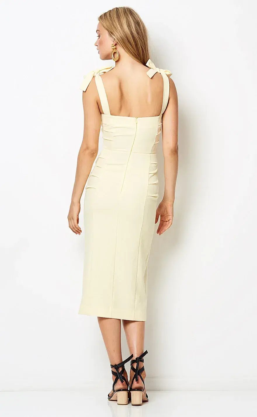 Bec & Bridge Bonita Tie Dress Yellow Size 8 photo 4