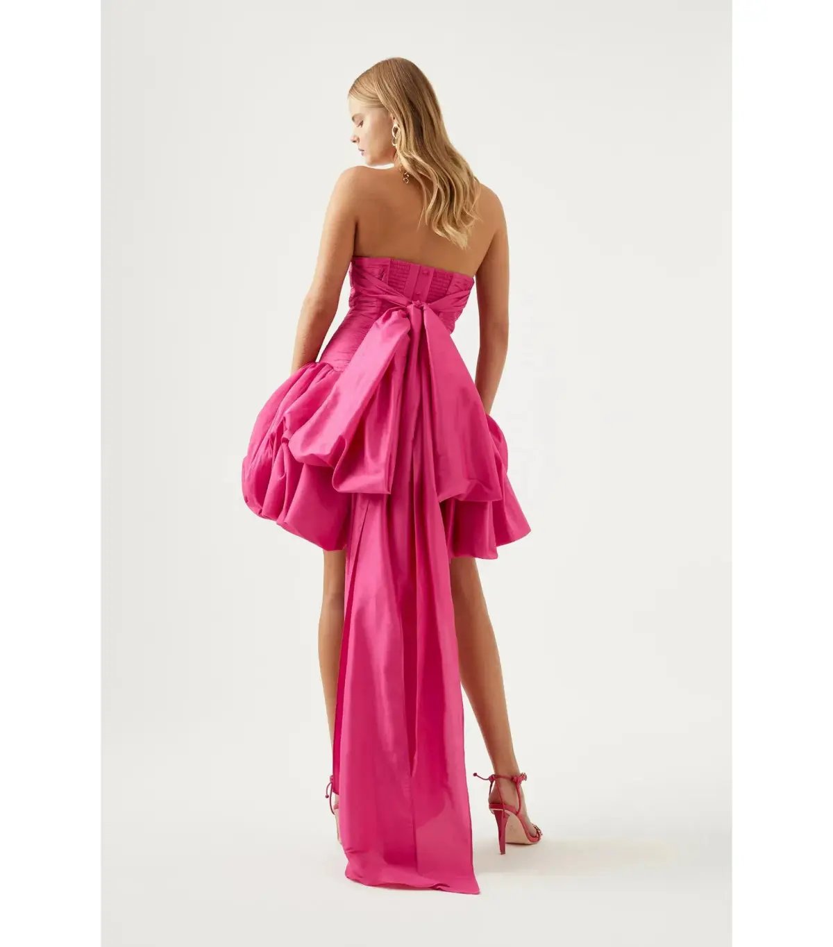 Aje Piacere Bubble Hem Mini Dress Pink Size S / AU 8 photo 2