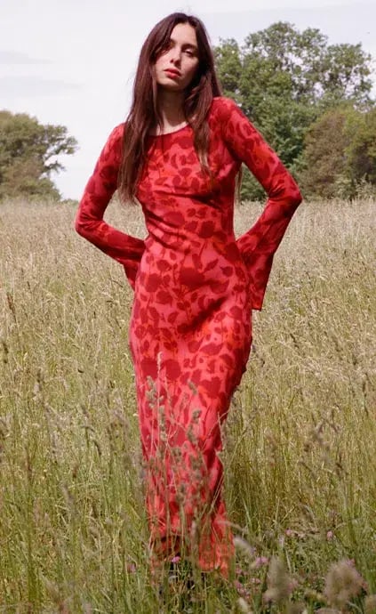 Realisatiion Par The Gia in Havana Red Print Size 10 photo 2