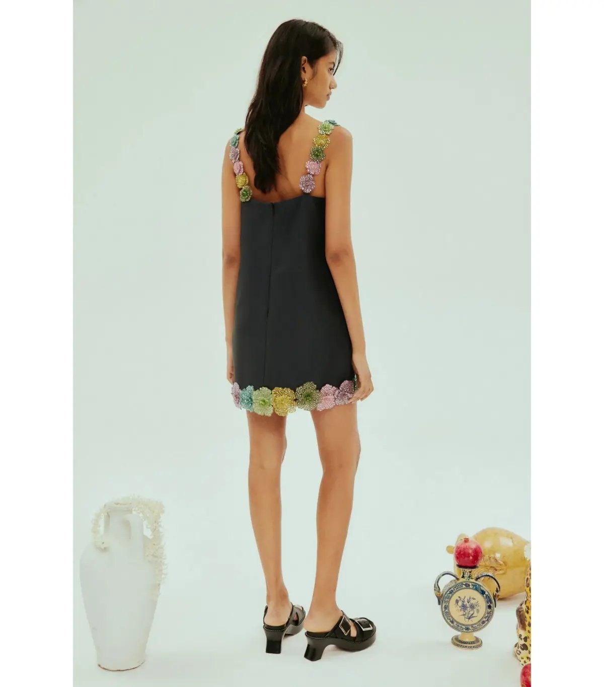 Alemais Lolita Mini Dress Black Size AU 10 photo 3