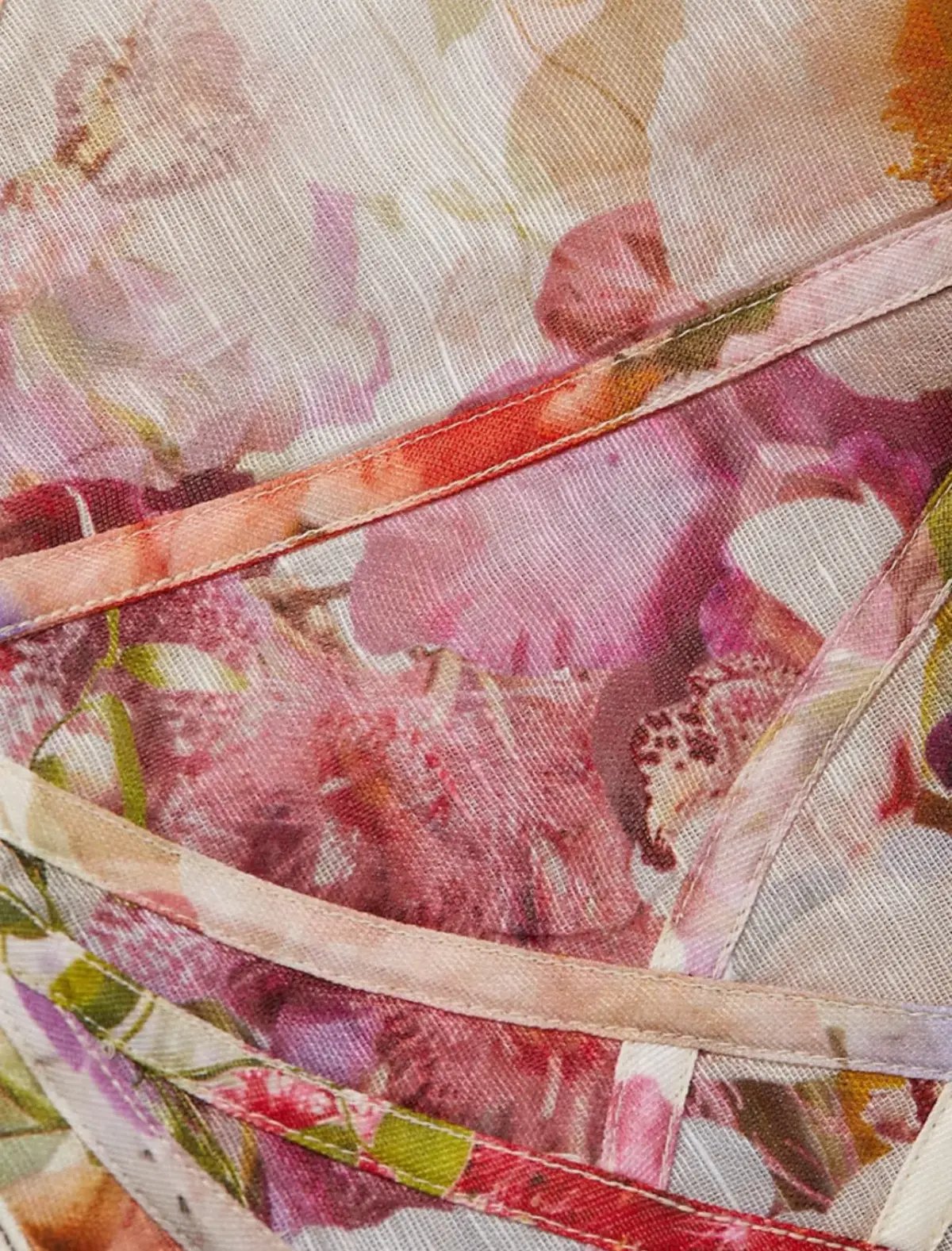 Zimmermann Prima Panelled Mini Dress Floral Size 0 / AU 6 or 8 photo 4