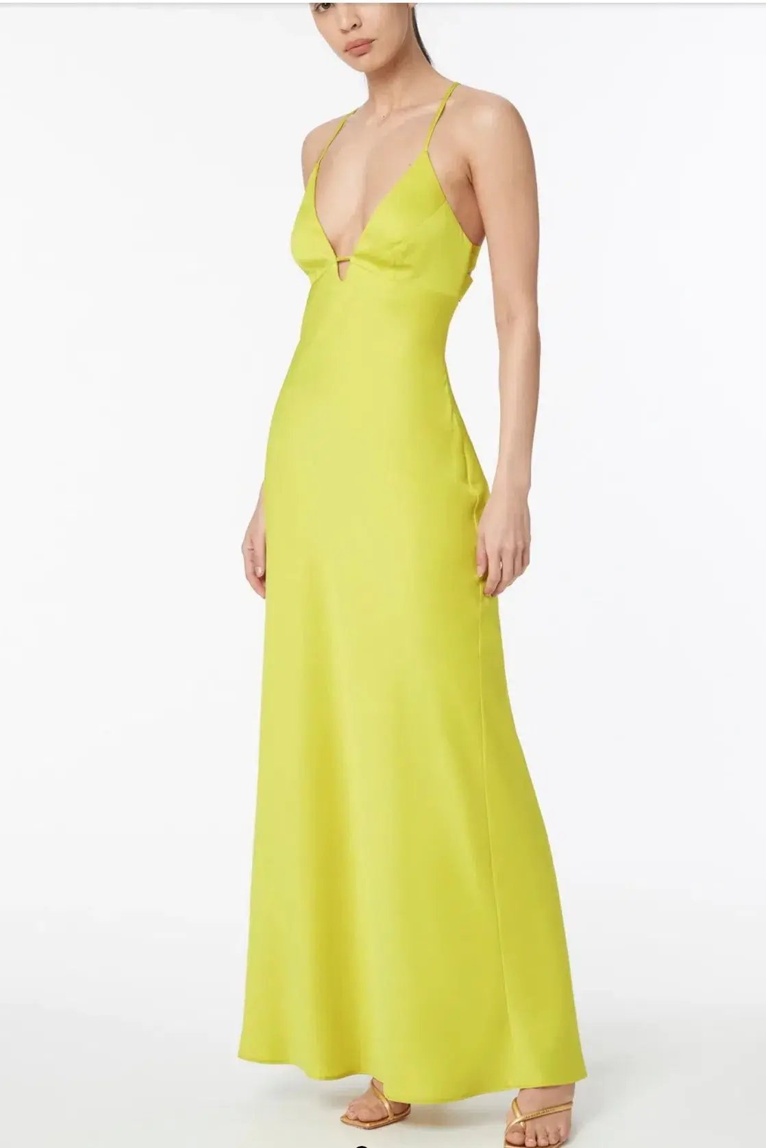 Manning Cartell Time to Shine Slip Dress Lime Size 6 photo 5