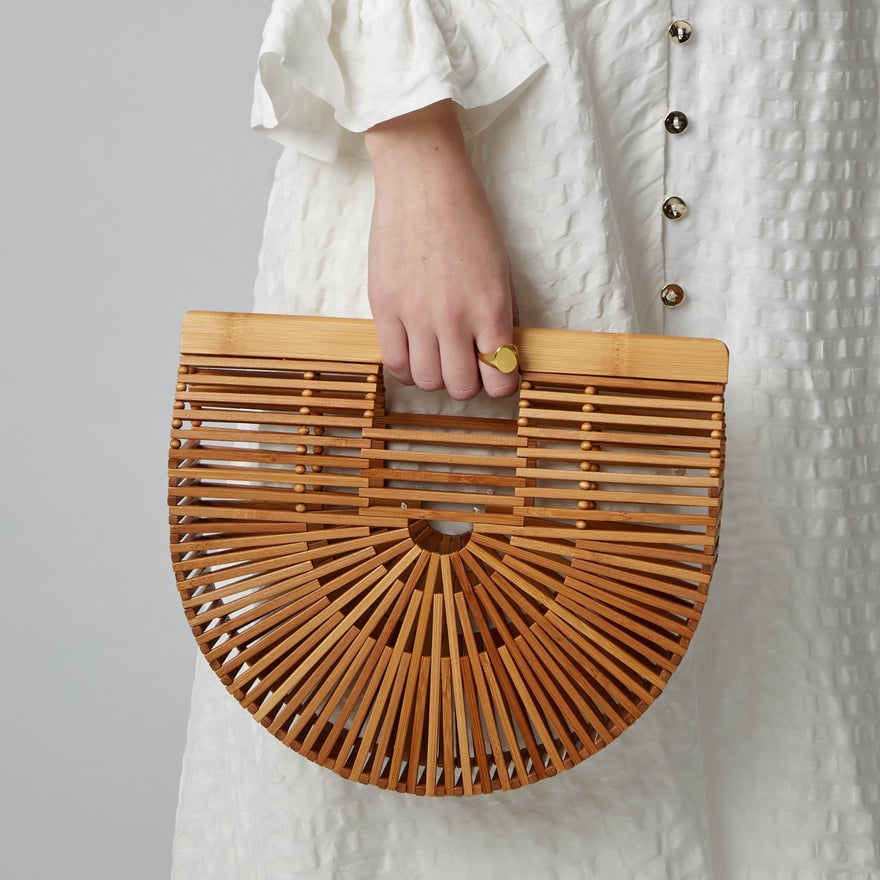 Cult Gaia Ark Bag Small | Natural photo 2