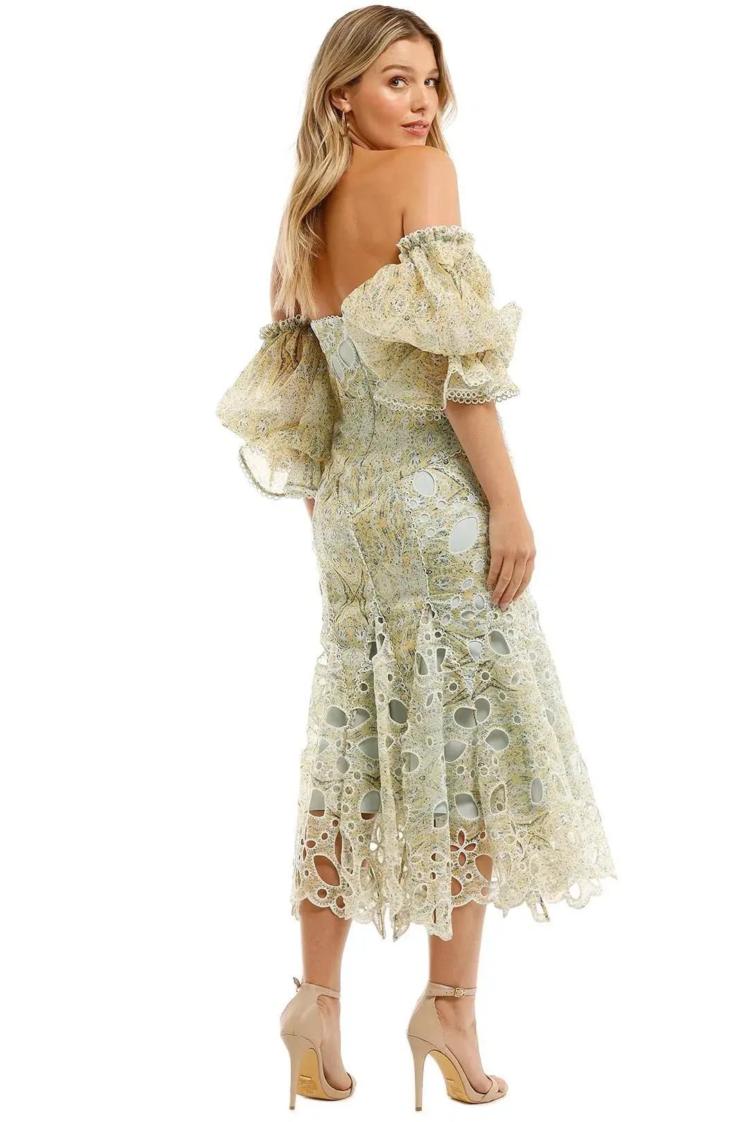 Acler Holland Dress Green Size 6 photo 3
