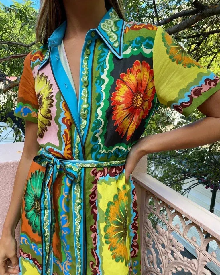 Alemais Disco Daisy Shirt Dress Size AU 14 photo 4