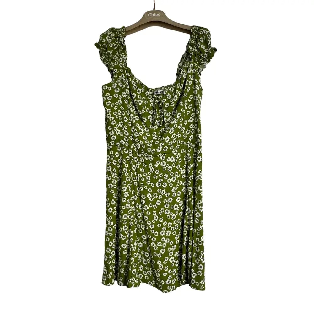 Reformation Pacey Dress Lemon Print Size AU 12 photo 3