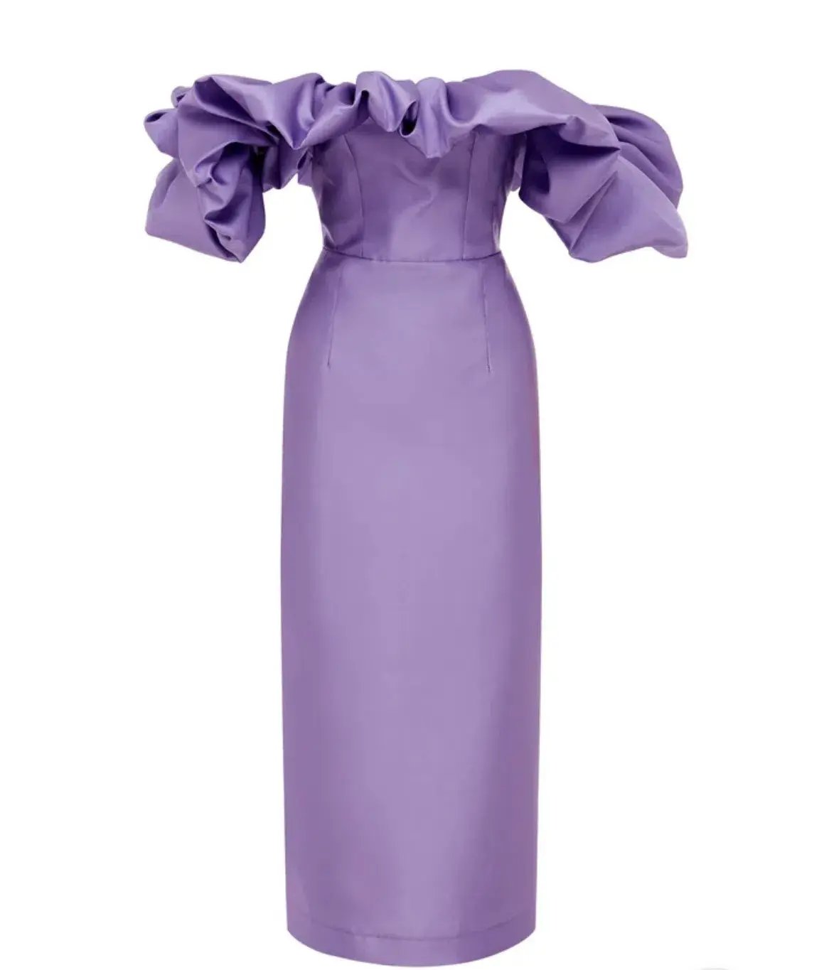 Alemais Suzi Off Shoulder Midi Dress Violet Size 10 photo 3