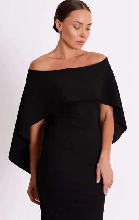 Pasduchas Composure Midi Dress Black Size AU 16 photo 2