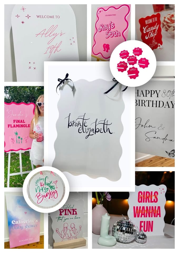 Event signs + hire items ✨ photo 2
