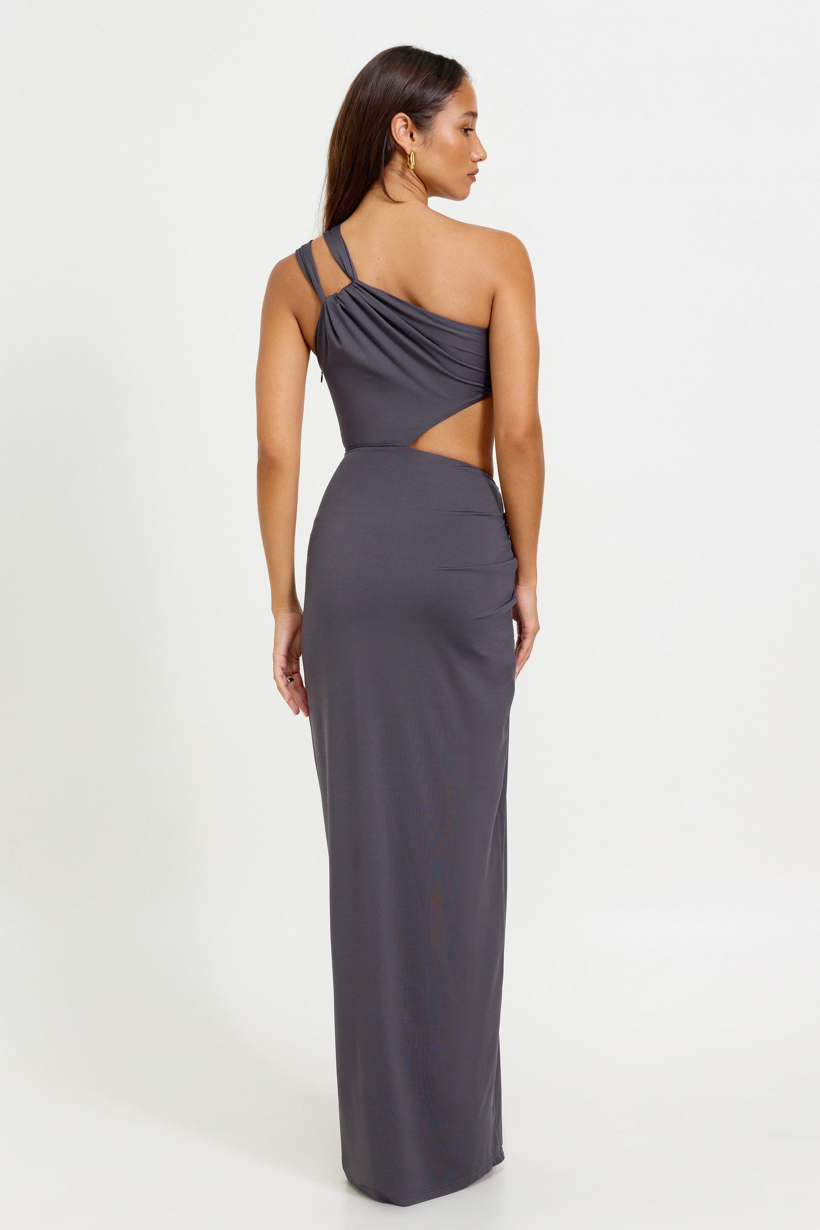 LEXI SONDRO DRESS - CHARCOAL photo 5