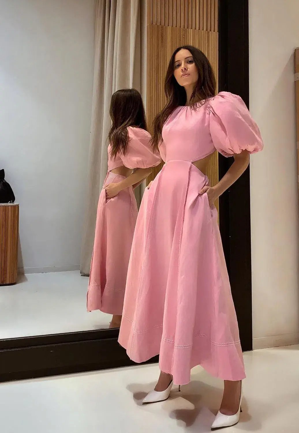 AJE - Serendipity Dress Pink - Size 10 photo 7