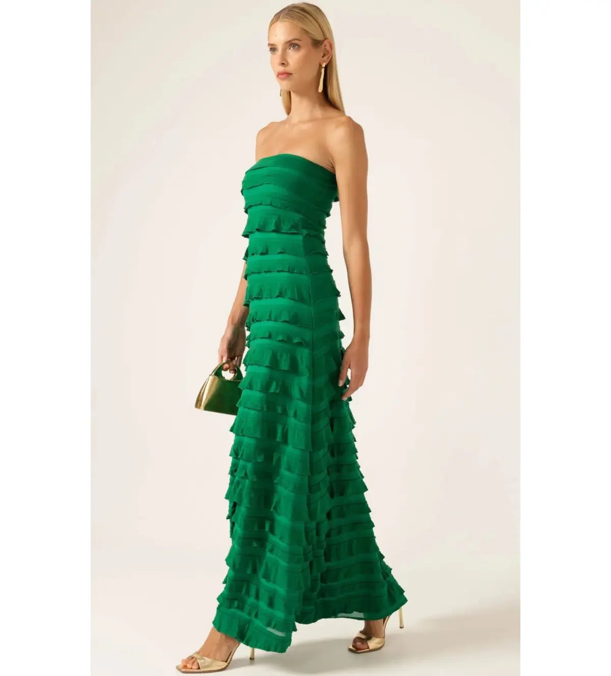 Sacha Drake Maddison Dress in Emerald Size 10 photo 3