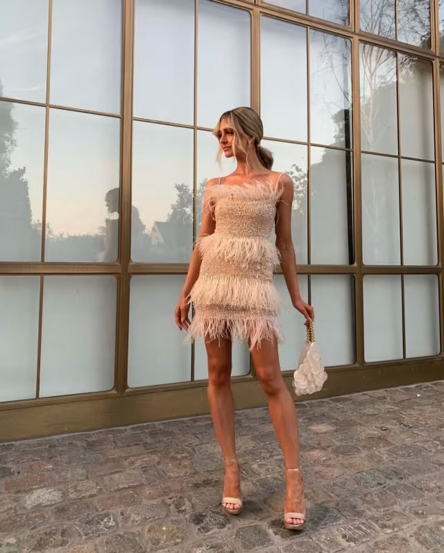 Rachel Gilbert Frenchy Mini In Nude photo 3