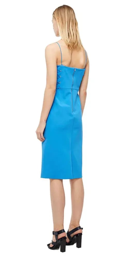 Dion Lee Laced Bustier Dress Blue Size 6 photo 2
