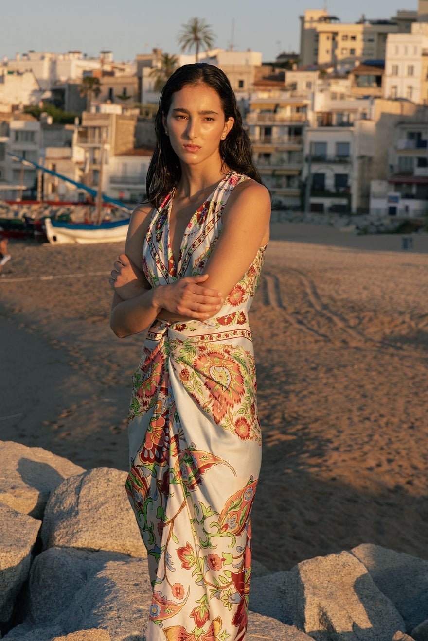One Fell Swoop Gaia Dress - Romani Skyline photo 2