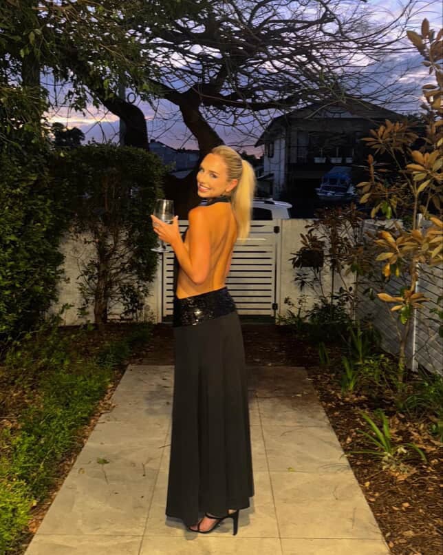 Ance Gria Adele Gown - Black photo 3