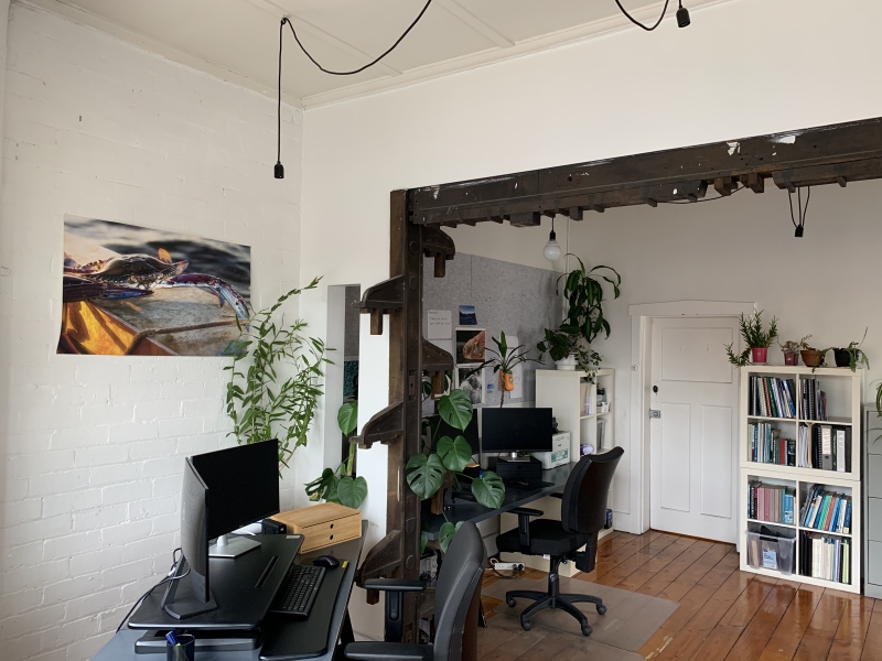 Sun filled upstairs office space photo 5