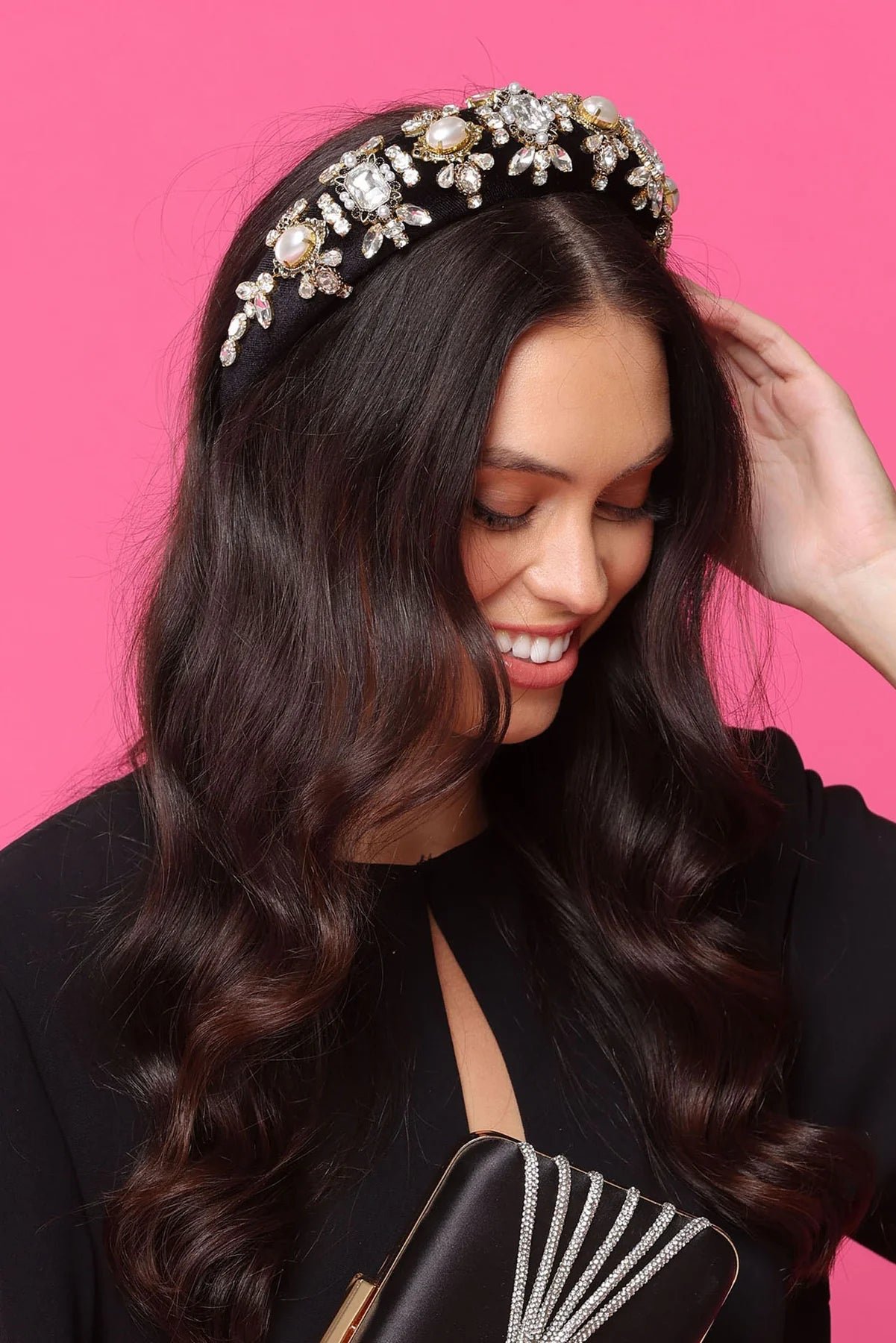 MORGAN & TAYLOR OPHELIA HEADBAND - BLACK photo 3