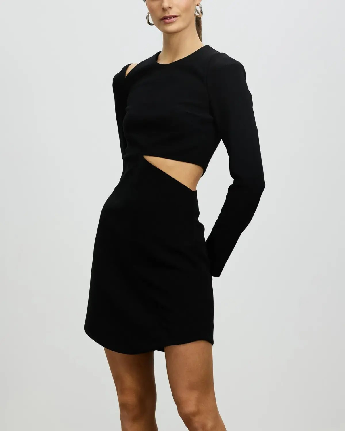 MISHA Florence Dress Black Size 12 photo 2