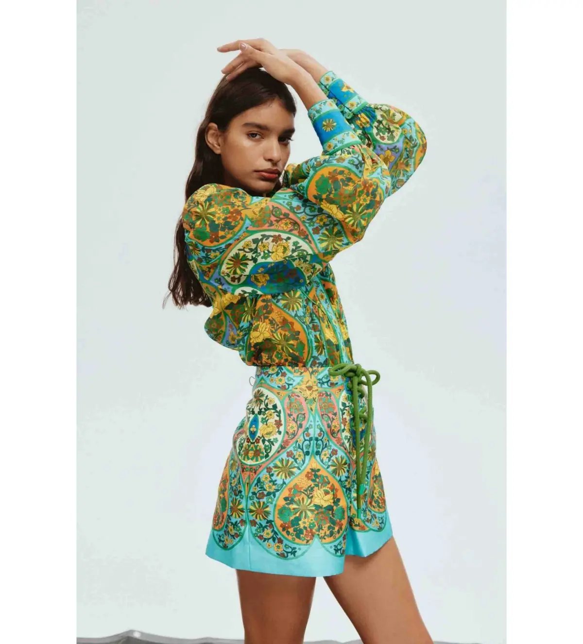Alemais Sofie Blouse and Shorts Set Size 16 photo 2
