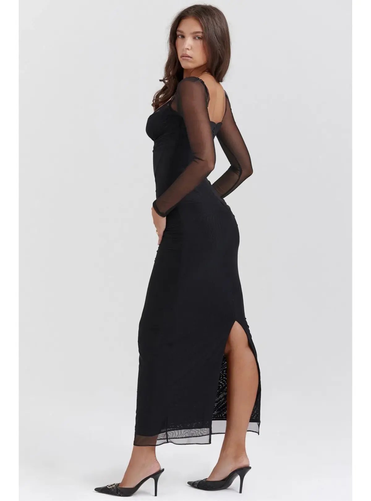 House of CB Katarina Maxi Dress Black Size XS / AU 6 photo 2