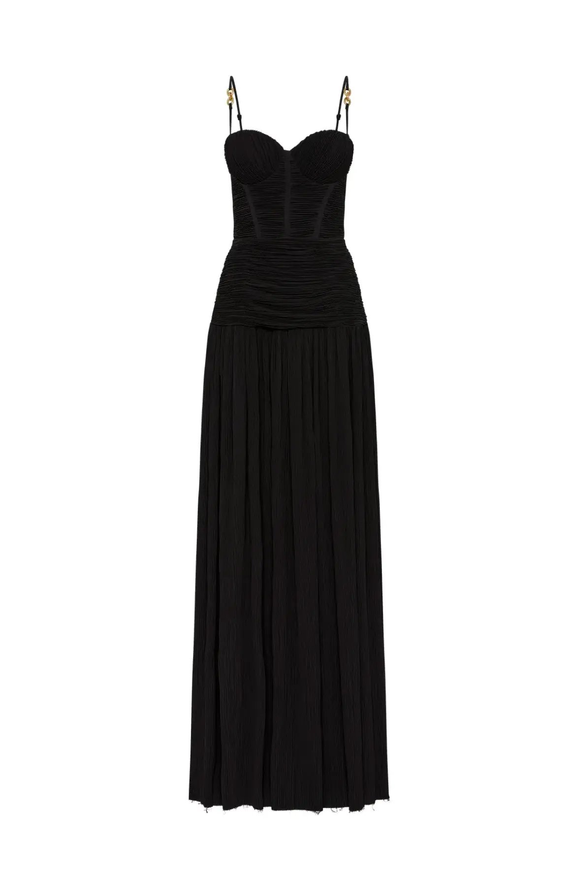Manning Cartell Double Time Pleat Maxi Dress Black Size AU 10 photo 5