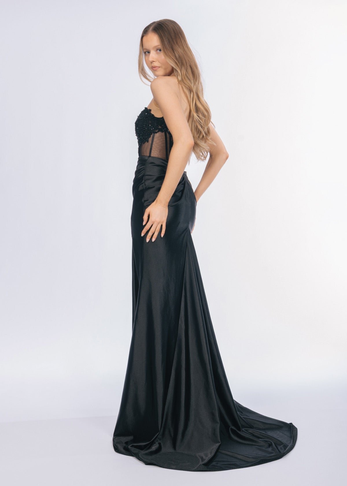 Ondine Dress in Black photo 2