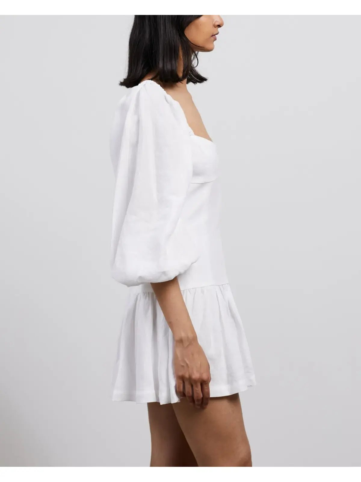 Bec & Bridge Henriette Mini Dress in White Size AU 6 photo 3