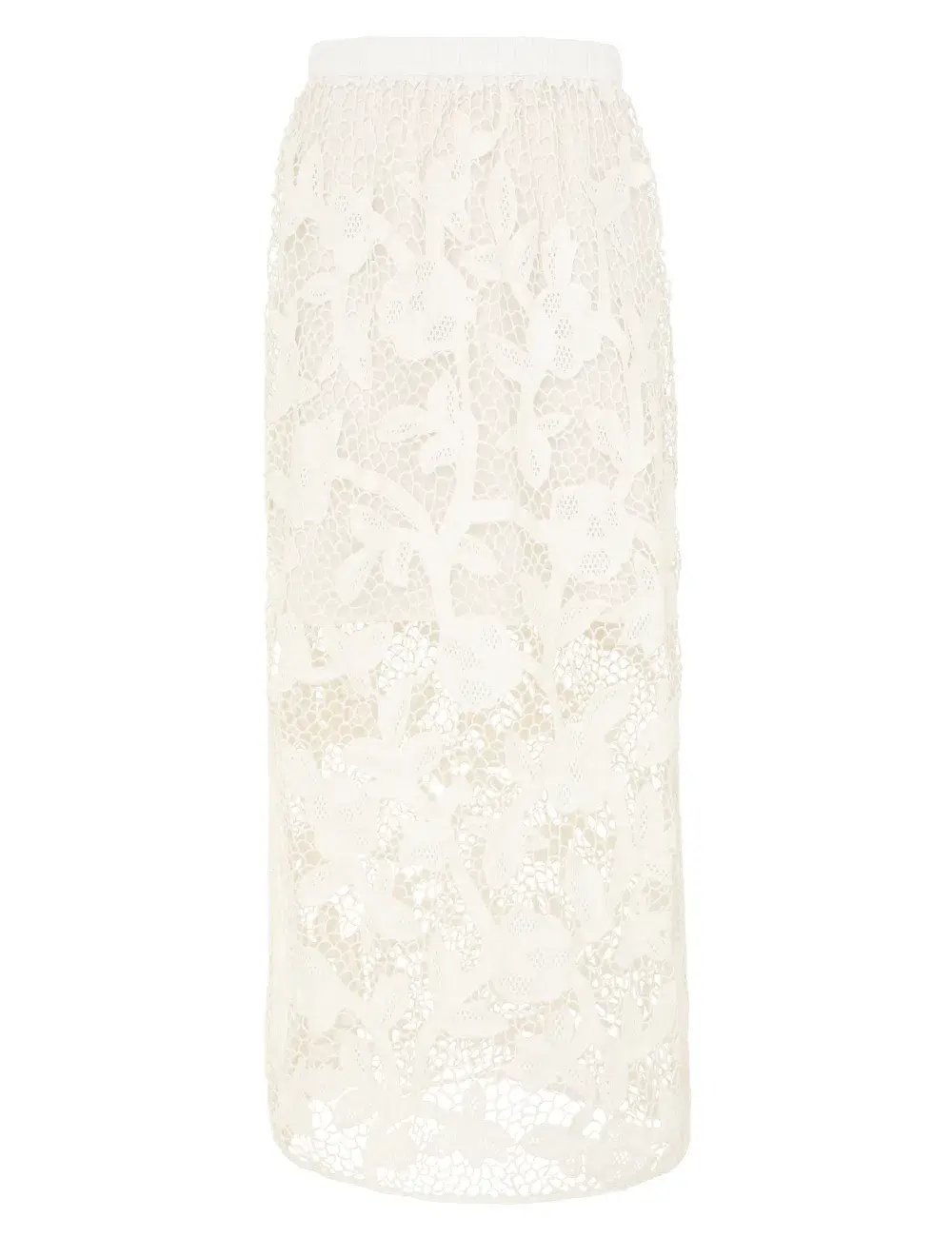 Zimmermann Golden Crochet Lace Top and Skirt Set Ivory Size 0 / AU 8 photo 5